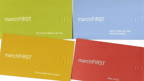 marchFIRST Visitenkarten