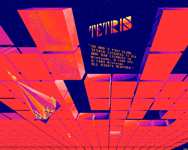 Nachzeichnung des Tetris-Titelbilds